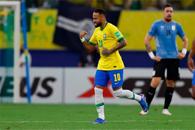 Neymar ghi dấu mạnh mẽ ở trận Brazil vs Uruguay