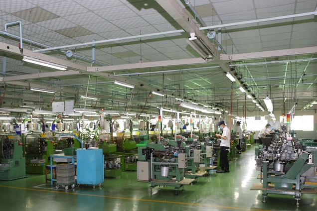 Hoạt động sản xuất tại Công ty Kim May Organ Việt Nam, Khu Chế xuất Tân Thuận, Quận 7, TPHCM. Ảnh: VGP/Kim Ngân