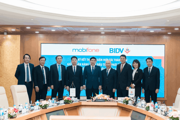 MobiFone và BIDV ký kết thoả thuận hợp tác toàn diện giai đoạn 2021-2026