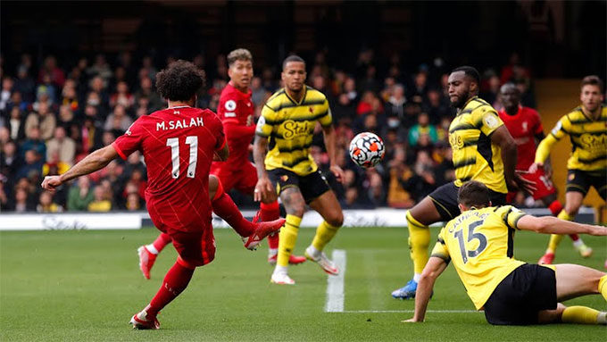 Salah lập siêu phẩm, Liverpool 'vùi dập' Watford