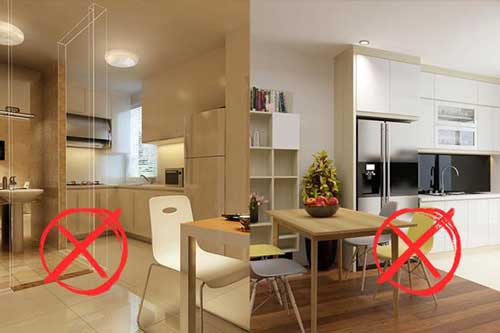 5 tránh trong phong thủy phòng bếp giúp gia chủ không bị rơi vào cảnh khó khăn