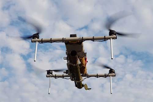 Quân đội Nga sắp có UAV mang súng phun lửa độc đáo
