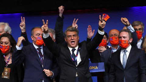 Laporta có nguy cơ phải từ chức chủ tịch Barcelona