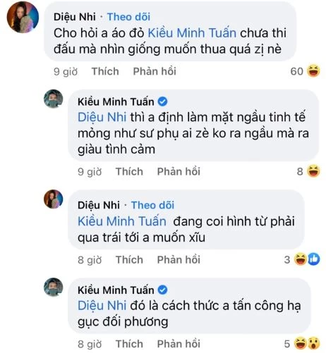 Diệu Nhi có pha "cà khịa“ Kiều Minh Tuấn “cực căng".