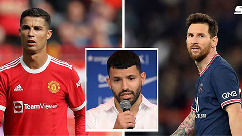 Aguero chỉ ra đặc điểm Ronaldo vượt trội Messi