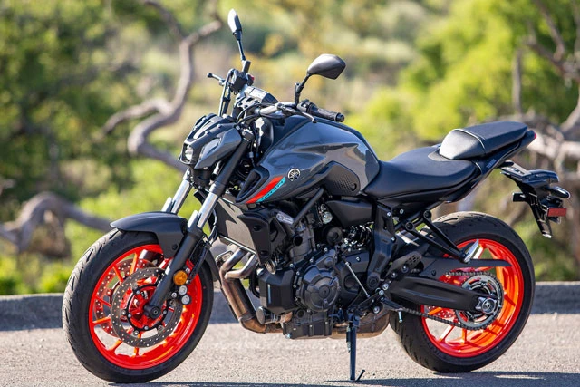 9. Yamaha MT-07 (giá: 7.699 USD).