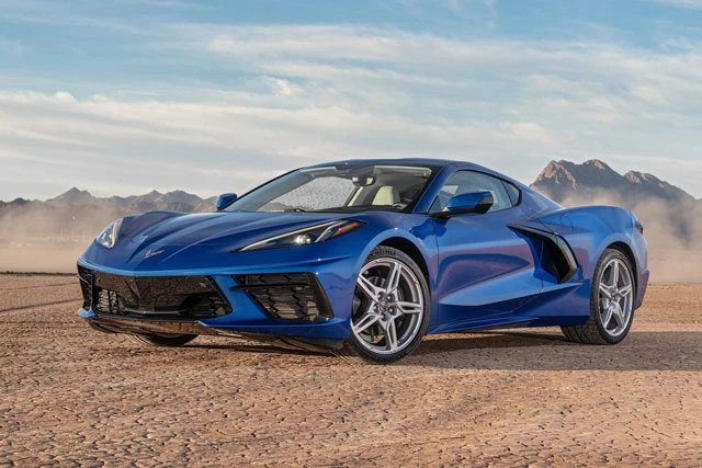 10. Chevrolet Corvette C8.