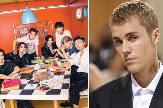 BTS và Justin Bieber dẫn đầu đề cử MTV EMAs 2021