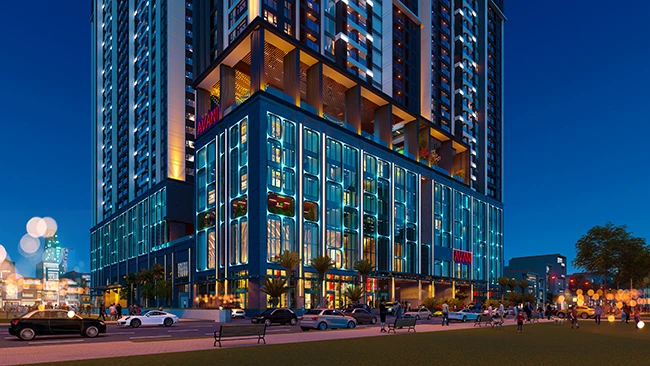 Khách sạn 5 sao Avani Saigon tọa lạc ngay khối đế dự án The Grand Manhattan.