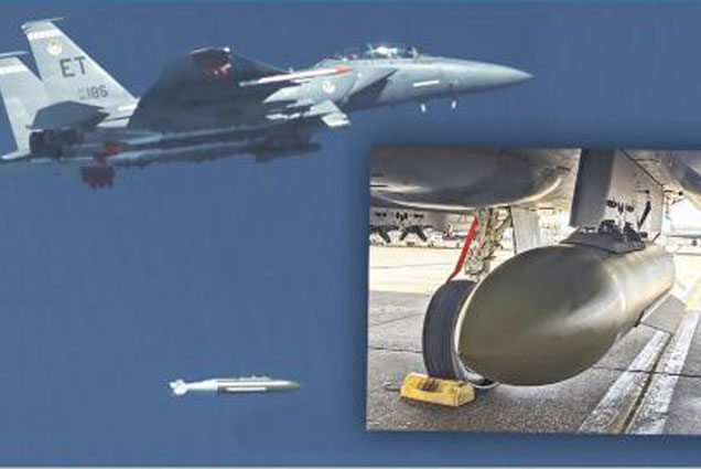 F-15E lần đầu dùng bom 2,5 tấn diệt mục tiêu