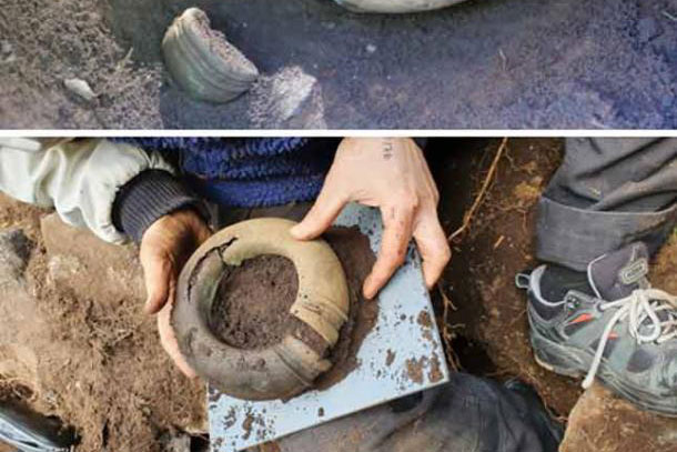 Đi dạo, người đàn ông tình cờ phát hiện kho báu từ thời đồ đồng