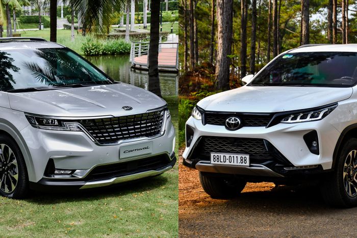 Mua xe 7 chỗ tầm 1,4 tỷ đồng, chọn Kia Carnival hay Toyota Fortuner?