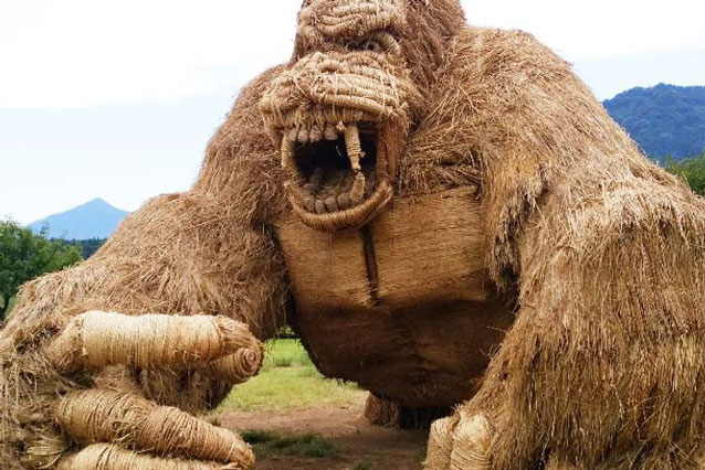 Kinh ngạc những tác phẩm bằng rơm