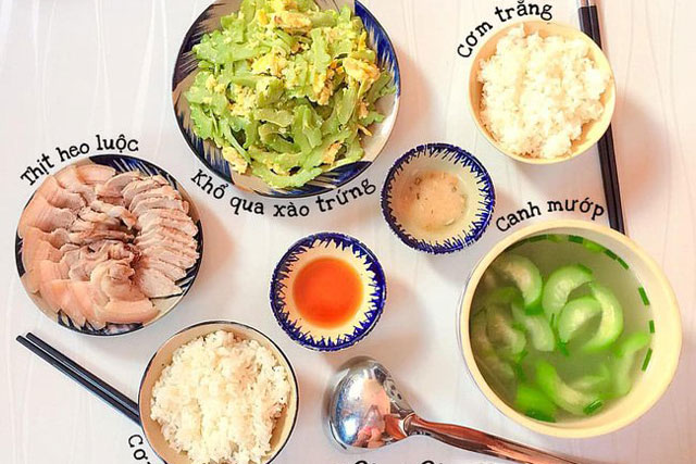Thực đơn mâm cơm chưa tới 70 nghìn cho 4 người ăn, ngon bổ rẻ ngày nắng