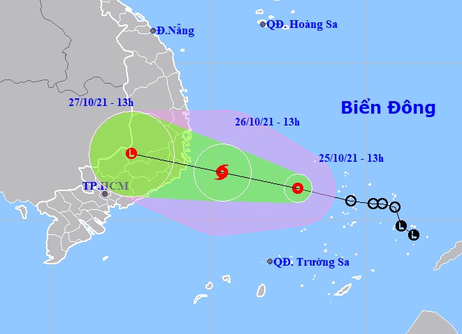 Áp thấp nhiệt đới có khả năng mạnh lên thành bão