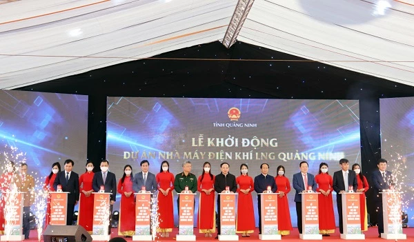 Lễ khởi công Dự án Nhà máy điện khí LNG Quảng Ninh.