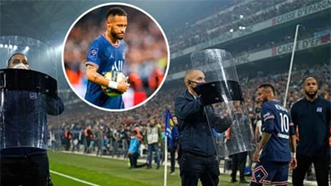 Marseille vs PSG: Neymar cần cảnh sát bảo vệ khi đá phạt góc