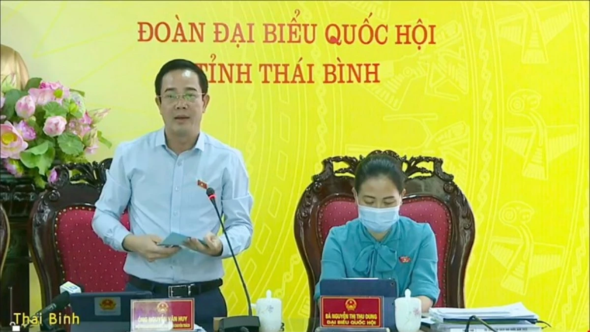 Đại biểu Nguyễn Văn Huy, đoàn Thái Bình