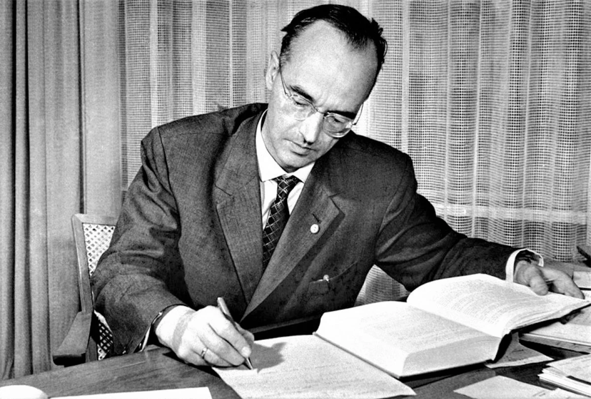 “Điệp viên nguy hiểm nhất thế kỷ” Klaus Fuchs.Nguồn: vestnik.az