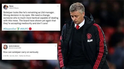 Fan nổi điên trên MXH sau khi Solskjaer được MU giữ lại