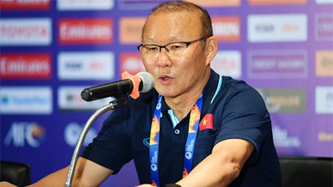 HLV Park Hang Seo: 'U23 Việt Nam đặt mục tiêu vượt qua vòng loại'
