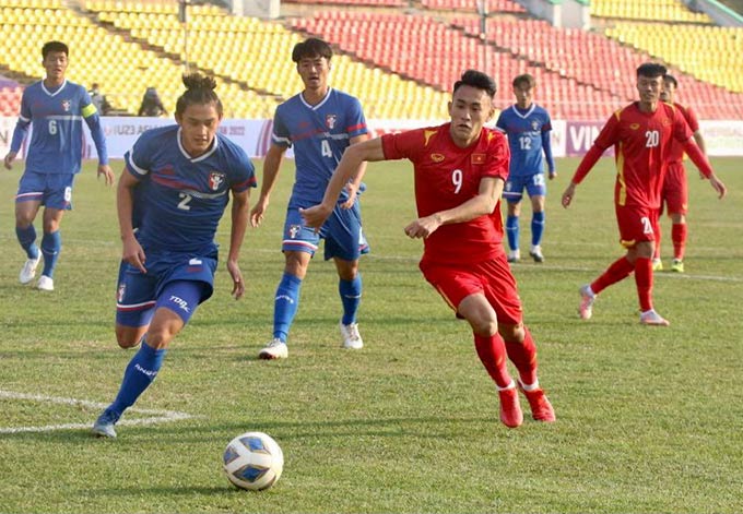 U23 Việt Nam thắng trầy trật U23 Đài Bắc Trung Hoa ở vòng loại U23 châu Á 2022