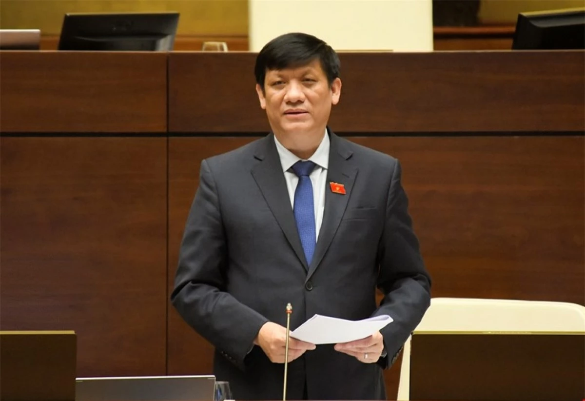 Bộ trưởng Bộ Y tế Nguyễn Thanh Long có tên trong danh sách 5 Bộ trưởng dự kiến trả lời chất vấn. (Ảnh: Quốc hội)