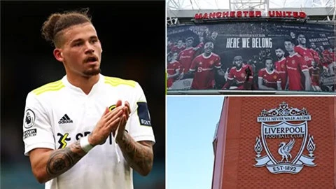 Man United và Liverpool tranh giành ngôi sao sáng giá của Leeds United 