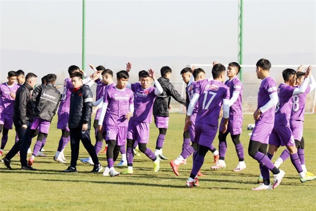U23 Việt Nam tập luyện tích cực để chuẩn bị cho trận đấu với U23 Myanmar