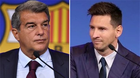 Messi chỉ trích chủ tịch Laporta