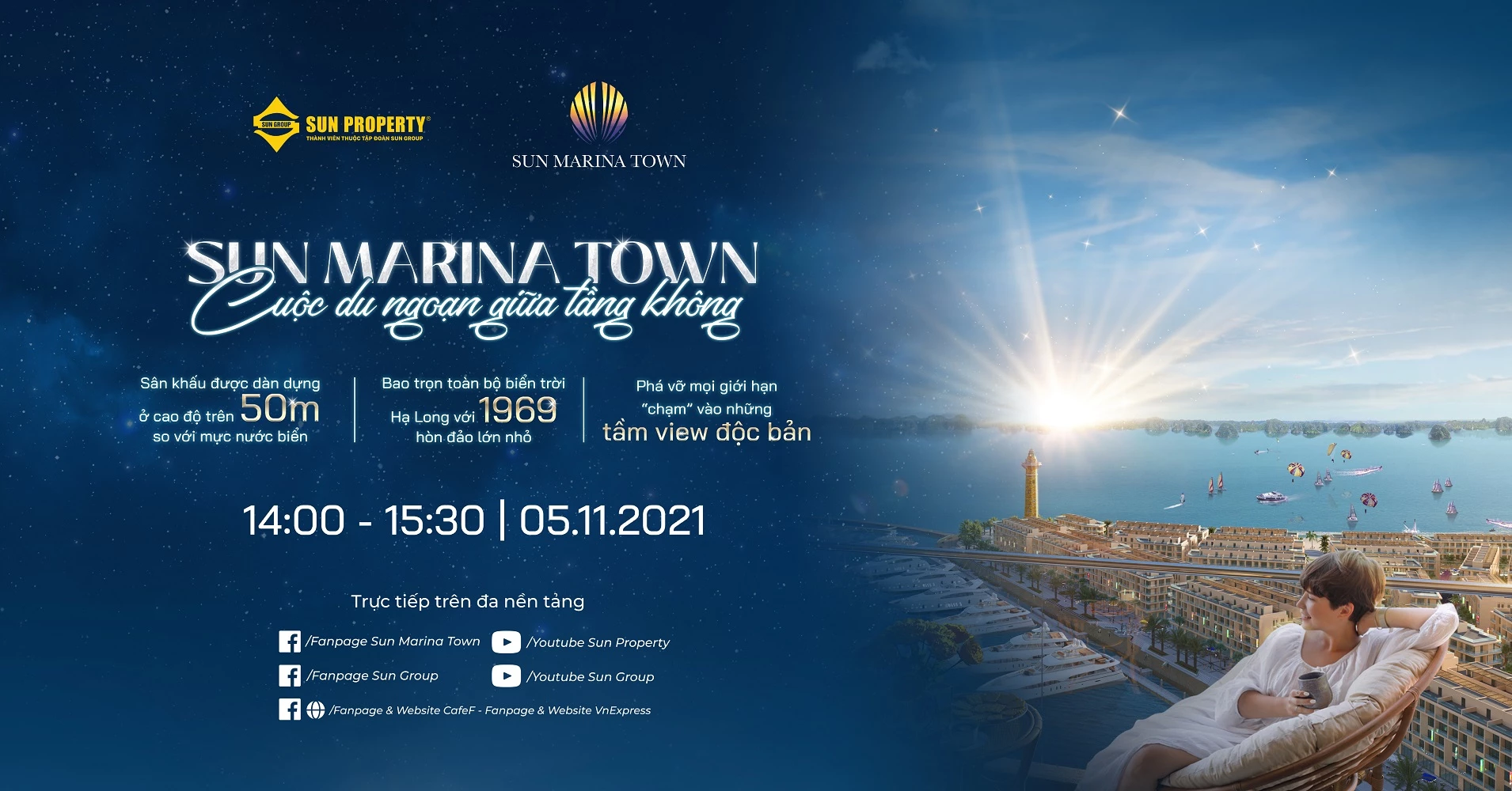 Thông tin sự kiện Sun Marina Town - Cuộc du ngoạn giữa tầng không.