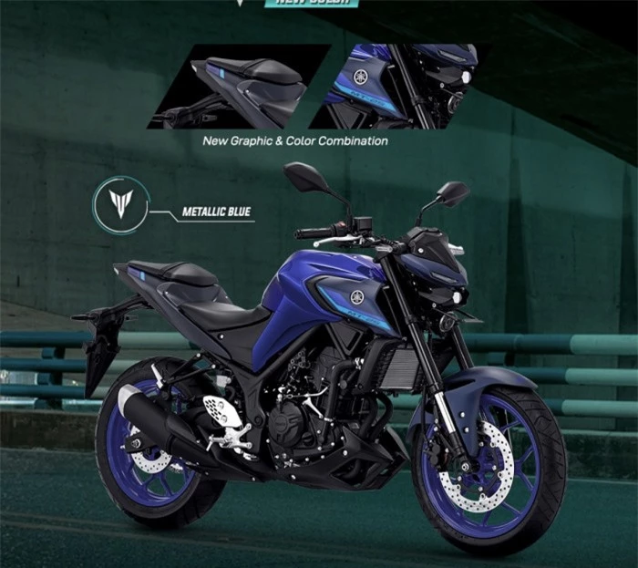 Yamaha MT-25 2022 ra mắt, nổi bật với cách phối màu thể thao 5