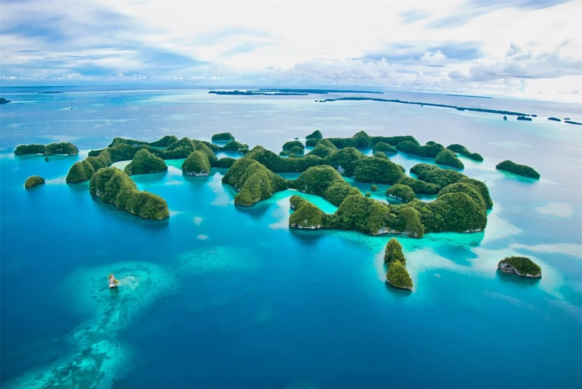 Palau là một quần đảo gồm hàng trăm hòn đảo nhỏ. Ảnh: Getty Images