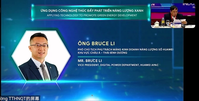 Ông BRUCE LI, Phó Chủ tịch Kinh doanh Năng lượng số Châu Á - Thái Bình Dương của Huawei Digital Power.
