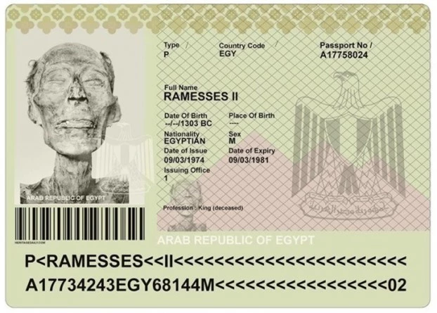 11 sự thật thú vị về thế giới khiến bạn ngạc nhiên, xác ướp Pharaoh cũng có hộ chiếu 0