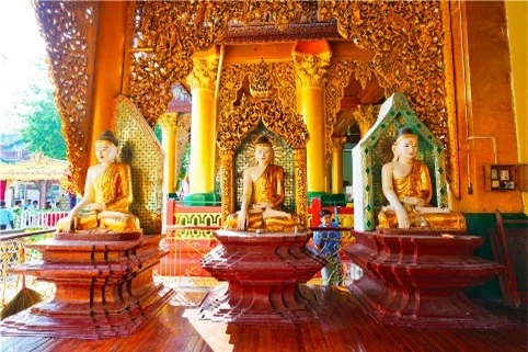 Lóa mắt với tòa tháp dát 7 tấn vàng của Myanmar 4