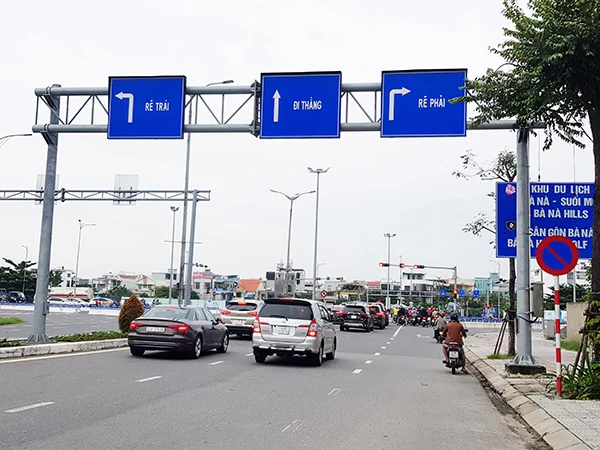 Từ ngày 15/11, TP Đà Nẵng bắt đầu xử phạt vi phạm giao thông qua camera giám sát thông trên tuyến đường 2 Tháng 9 hướng vào nút giao thông phía Tây cầu Tiên Sơn