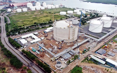 Dự án Kho chứa LNG Thị Vải dự kiến sẽ đưa vào hoạt động từ Quý III/2022
