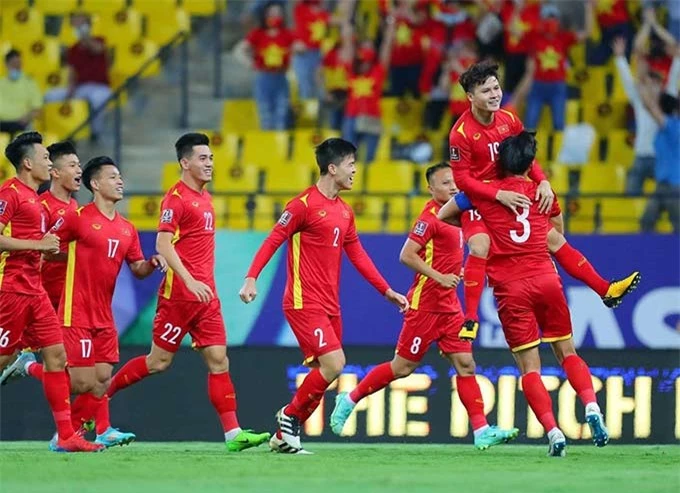 ĐT Việt Nam từng có khởi đầu như mơ trước khi hiểu ra khoảng cách về đẳng cấp còn lớn tại vòng loại thứ 3 World Cup 2022 - Ảnh: AFC 