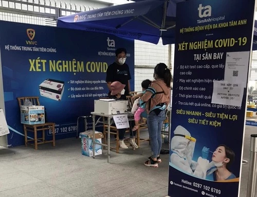 Địa điểm xét nghiệm COVID-19 của Bệnh viện Tâm Anh tại Sân bay Tân Sơn Nhất