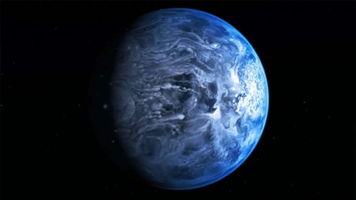 HD 189733 b: Hành tinh với mưa thủy tinh nóng chảy. HD 189733 b được NASA phát hiện vào năm 2015. Màu xanh lam của hành tinh này bắt nguồn từ điều kiện thời tiết chết chóc của nó, đặc biệt là những cơn mưa thủy tinh nóng chảy làm tan chảy bề mặt hành tinh. HD 189733 b cách Hệ Mặt Trời khoảng 63 năm ánh sáng trong chòm sao Vulpecula.