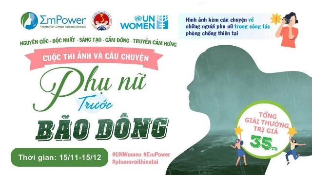 Phát động Cuộc thi ảnh và câu chuyện “Phụ nữ trước bão dông”