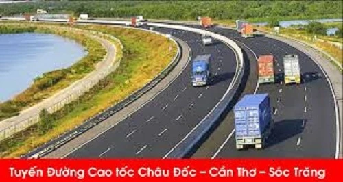 Dự án đường cao tốc Châu Đốc - Cần Thơ - Sóc Trăng.