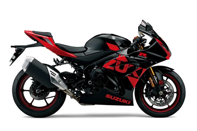 6. Suzuki GSX-R1000 (giá: 15.799 USD).