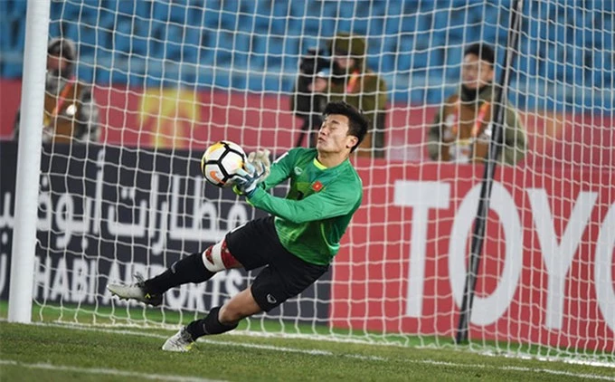 Dấu ấn lớn nhất của thủ môn Tiến Dũng chính là những tình huống cản phạt đền ở VCK U23 châu Á 2018 