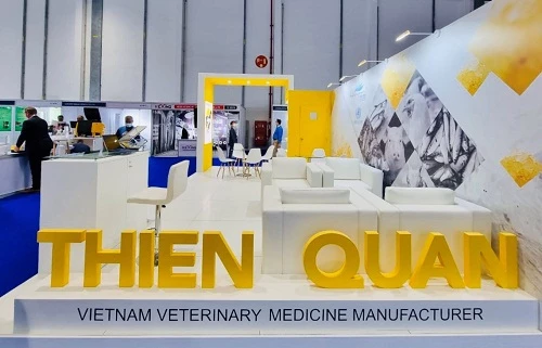 Thiên Quân group là một trong số ít gian hàng của Việt Nam tham dự  hội chợ quốc tế VIV MEA 2021.