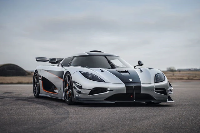 3. Koenigsegg One:1 (công suất tối đa: 1.341 mã lực).