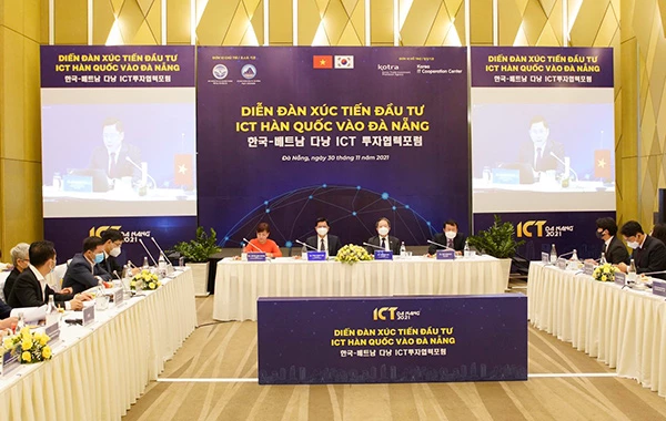 “Diễn đàn Xúc tiến đầu tư ICT Hàn Quốc vào Đà Nẵng” do UBND TP Đà Nẵng phối hợp với Bộ TT&TT tổ chức sáng 30/11
