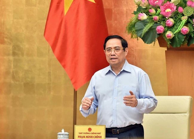 Thủ tướng Chính phủ Phạm Minh Chính. Ảnh: VTV.