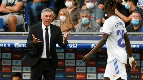 Nhiều lần chỉ vì tính khí nóng nảy mà Eduardo Camavinga của Real bị HLV Carlo Ancelotti thay ra 